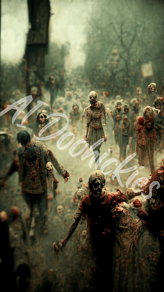 Zombie Apocalypse Phone Wallpaper - Etsy