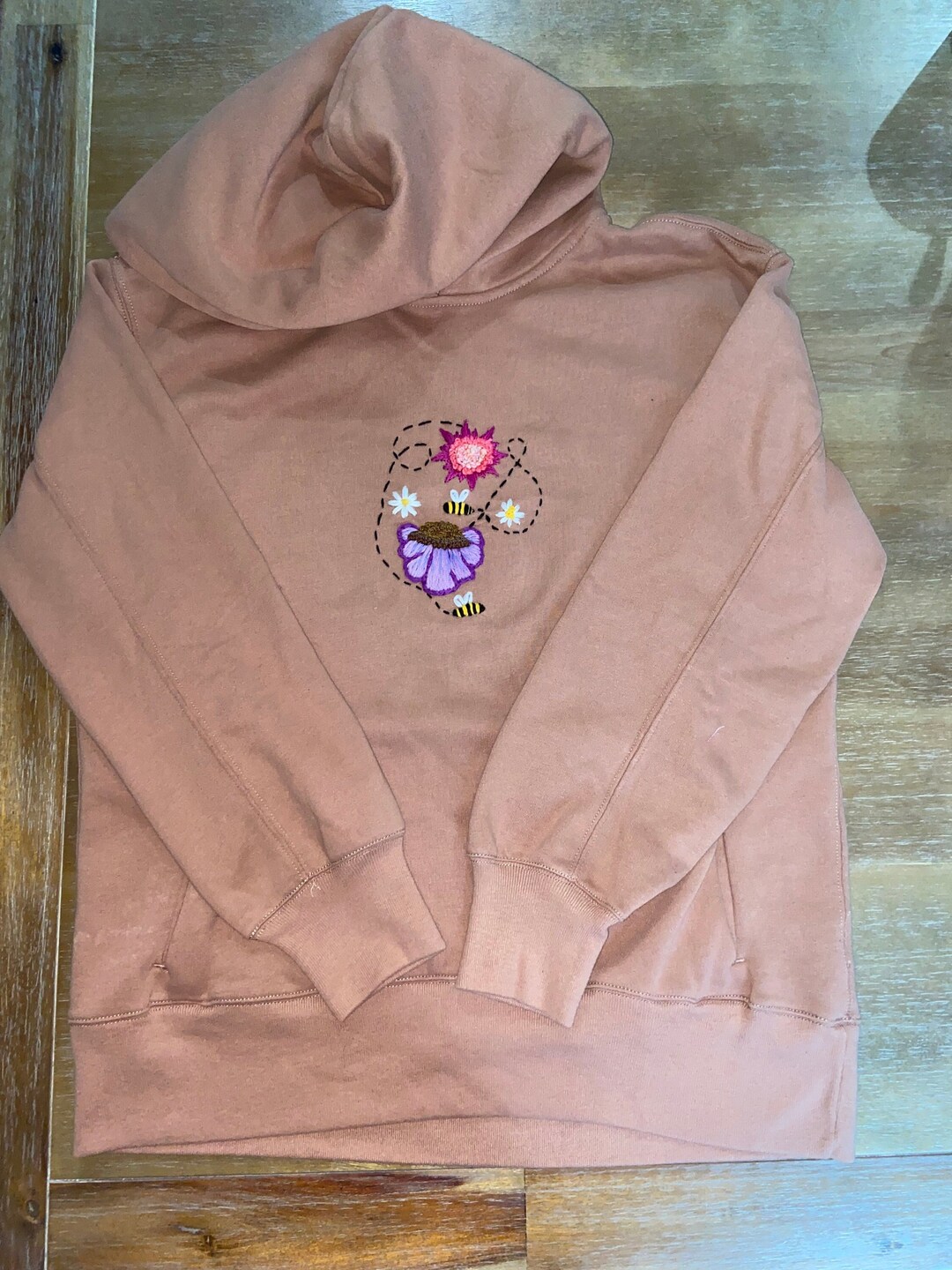Floral Embroidered Hoodie main image 0