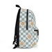 Blue Daisy Floral Checkered Backpack - Etsy