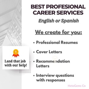 Currículum profesional, servicio de carta de presentación, recomendación, personalizado, personalizado, paquete de solicitud, carrera, entrevista, paquete, búsqueda de empleo.