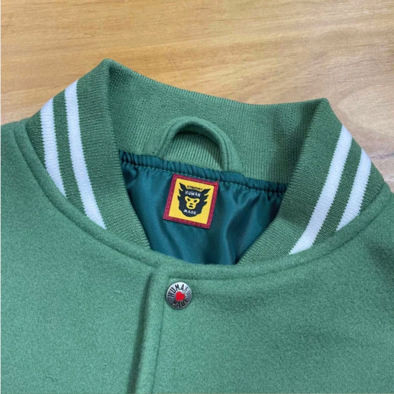 Human Made Chenille Embroidered Varsity Jacket - Etsy