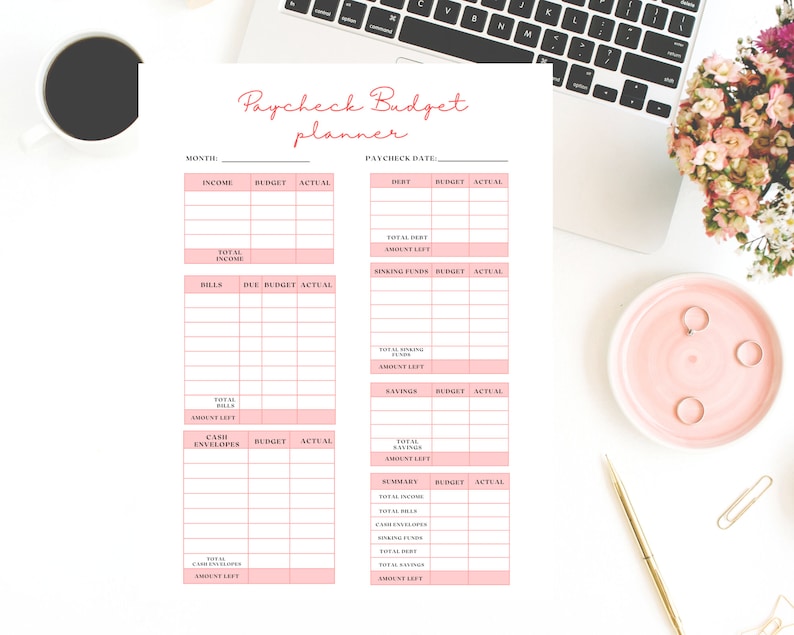 Paycheck Budget Planner Template Budget Sheet Transaction and Paycheck Budget Planner Template Budget Sheet Transaction and