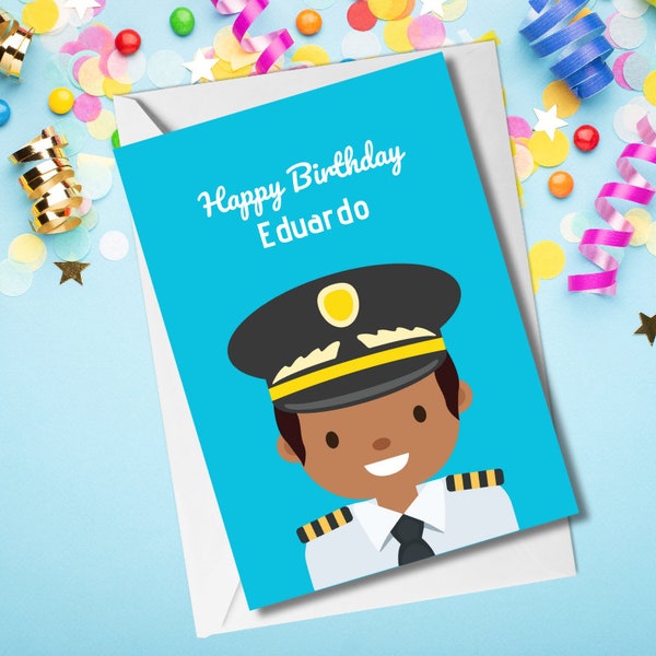 Aviation Birthday Card - Etsy
