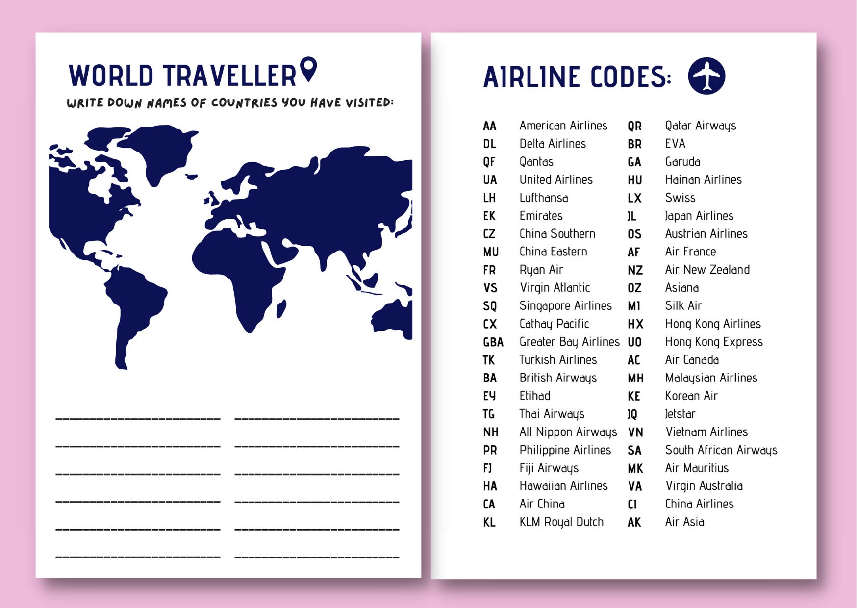 Flight Logbook for Girls by Junior Frequent Flyer (2025 Edition) - Etsy