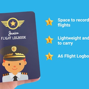 Flight Logbook for Boys by Junior Frequent Flyer 3rd Edition image 2