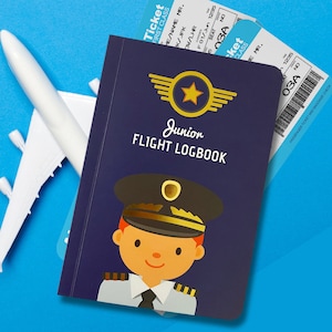 Flight Logbook for Boys by Junior Frequent Flyer 3rd Edition image 1