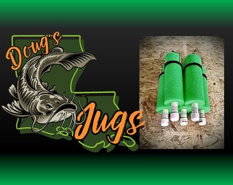Doug's Jugs - Green Custom Fishing Jugs | Custom Fishing Noodles | Custom  Cat Fishing Noodles | Gifts for Dad Christmas Gifts for Husband