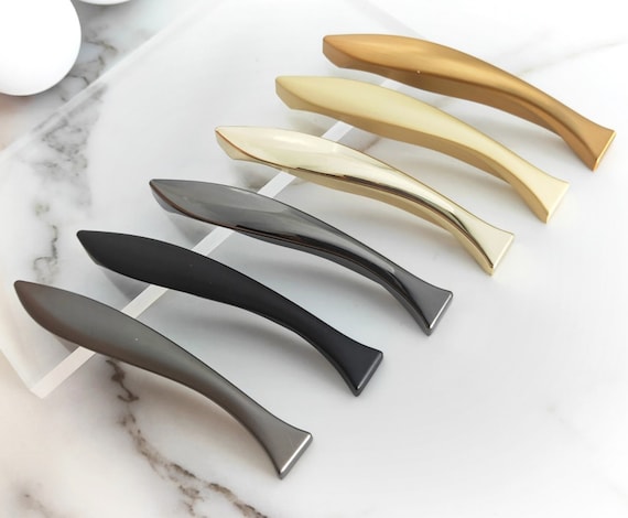 Fish Cabinet Pulls Modern Minimalist Fish Tail Shaped Handle Cabinet