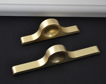 2.9" 4.3" Gold Single Hole Knobs Pulls Cabinet Knobs Pulls Gold Drawer Knobs Pulls Dresser Pulls Closet Door Pulls Cabinet Hardware  HW1263