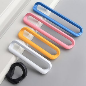 1.25" 3.75" 5" Colorful Kids Room Cupboard Handles Modern Drawer Pulls Wardrobe Handles Cabinet Pulls Closet Pulls Dresser Hardware HW255