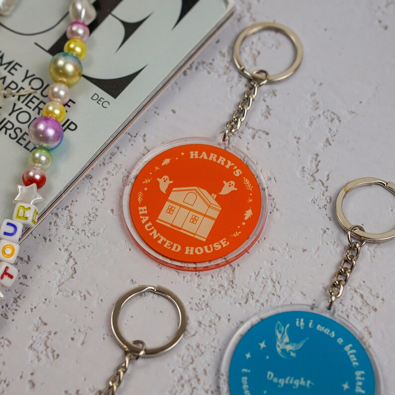 HS Inspired Acrylic Keychain Fall Collection Acrylic Charm Etsy