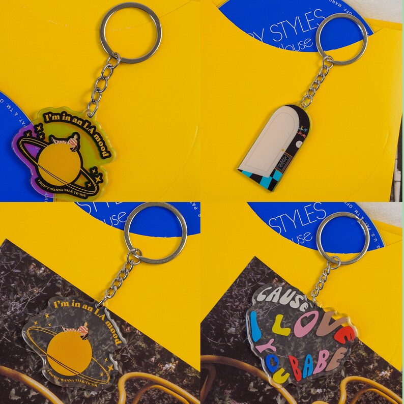 HS Inspired Acrylic Keychain Fall Collection Acrylic Charm Etsy