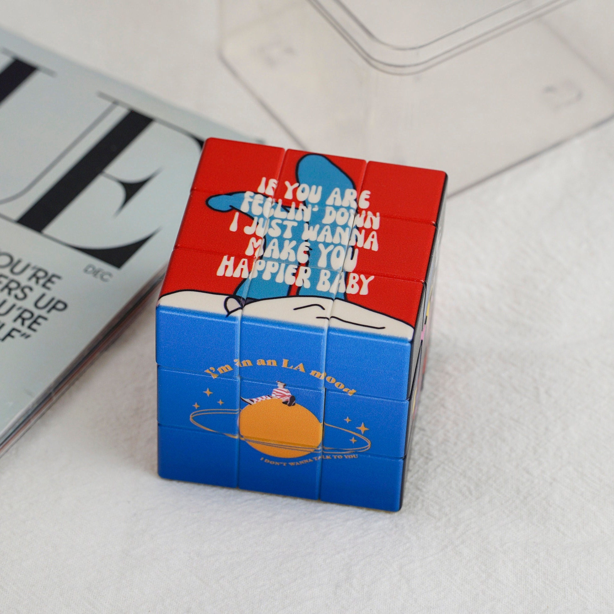 Rubik Cube Bookmark - Etsy