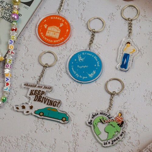 HS Inspired Acrylic Keychain Fall Collection Acrylic Charm Etsy