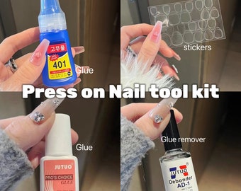 Press on Nail Tool Nail Glue Nail Sticker Glue Remover Nail - Etsy Press on Nail Tool Nail Glue Nail Sticker Glue Remover Nail - Etsy