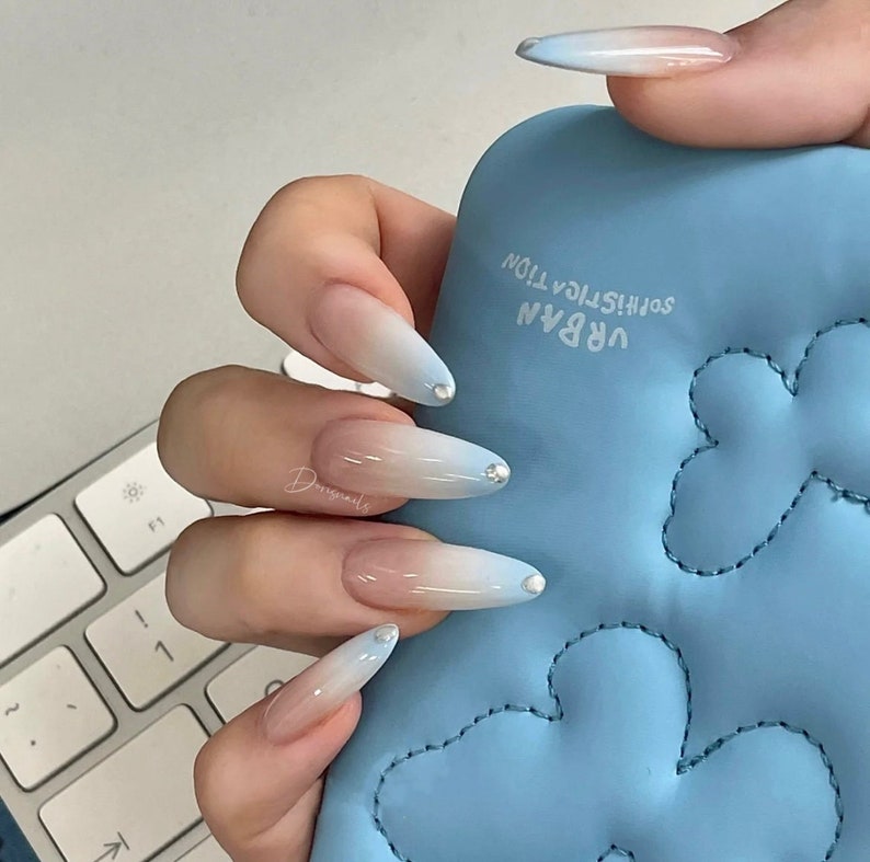 40 Cute Light Blue Nail Designs To Add Magic To Your Nails!