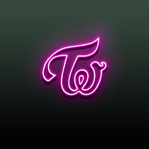 Twice Logokpopled Neon Lightsonceroom Decorbedroom Led Etsy India