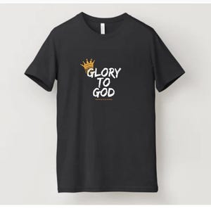 Camiseta Gloria a Dios: Camiseta cristiana basada en la fe