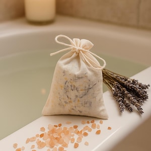 Faith Flow Bath Tea Bag – Herbal Soak for Rest, Renewal, Postpartum Care | Tea Bag for Bathtub