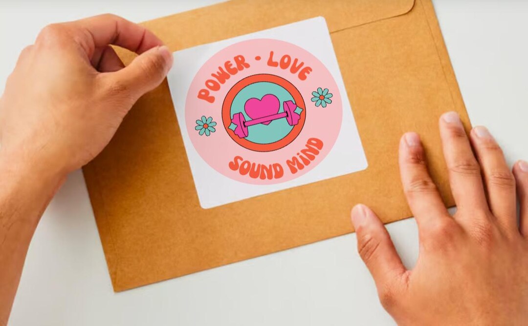 Sticker | Power, Love, Sound Mind Sticker | Faith & Strength ...