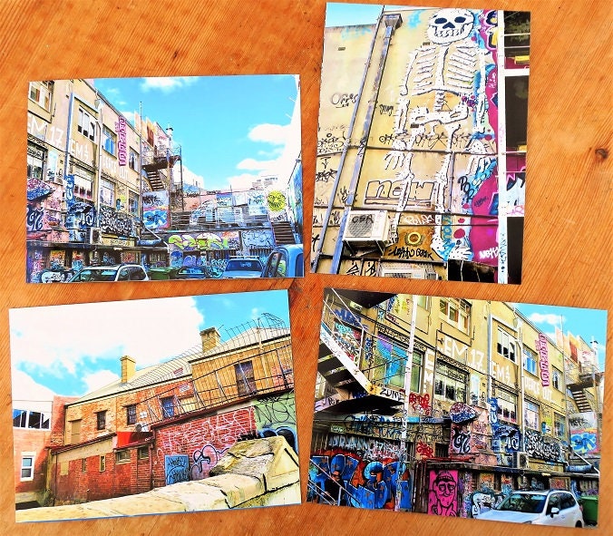 Hobart Graffiti Mural Mini Photo Prints 4 Glossy or Satin Etsy