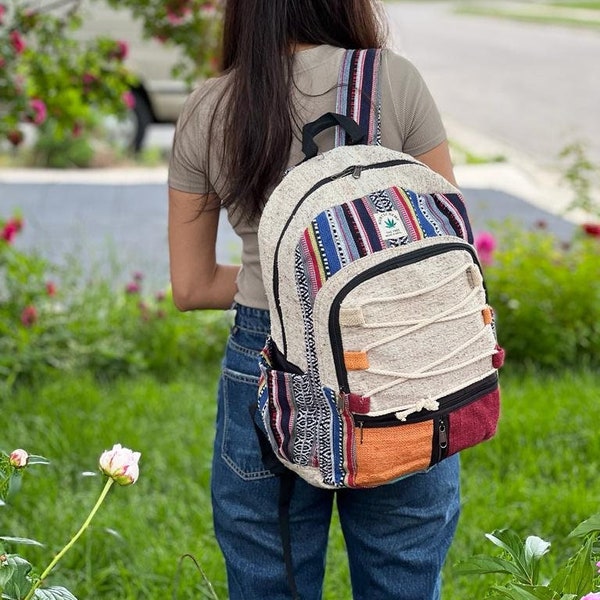 Hemp Backpack Etsy