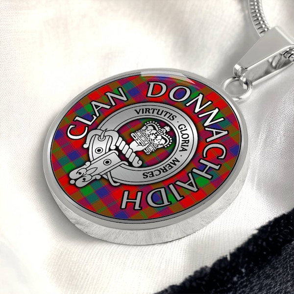 Donnachaidh | Robertson | Clan Crest | Tartan | Plaid | Pendant Necklace | Bangle | Keychain