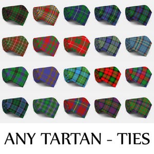 Tartan Ties | Any Tartan - Scottish, Irish, Cornish, Breton, US State, Military...