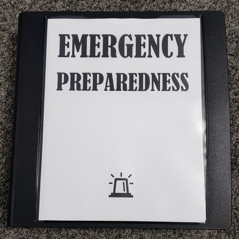 Emergency Preparedness Binder image 1