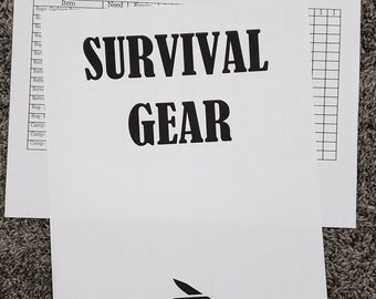 ER PREP- Survival Gear