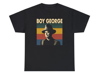 Boy George Vintage T-Shirt, Boy George Shirt, Boy George Tee, Retro Boy George Graphic Tee