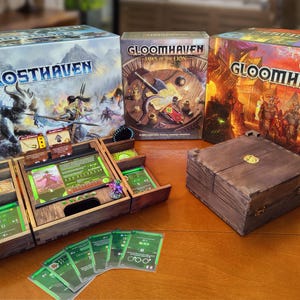 Painel e armazenamento do jogador Gloomhaven Frosthaven JOTL