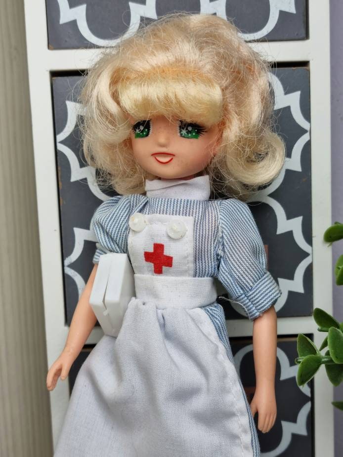 Candy Candy Nurse Infermiera Doll Polistil 1981 Vintage Anime Etsy