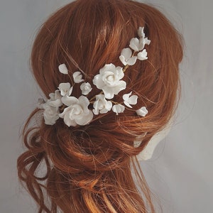 Bridal Hair Vine, Roses Headpiece, Hair Vine, Wedding Hair Vine,Rose Hair Vine,1920s headpiece