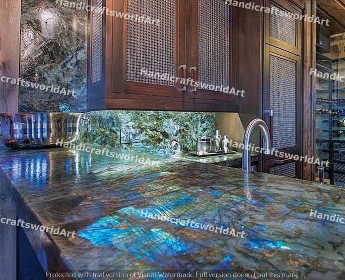 Labradorite Table Top / Labradorite Kitchen Counter Home and Etsy