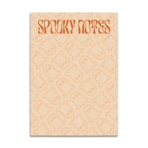 Spooky Notes Notepad A6