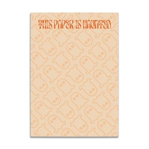 This Paper is Haunted Notepad A6