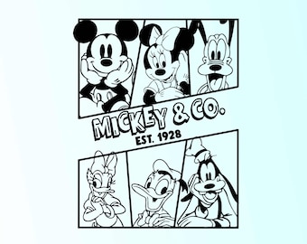 Free Mickeyy And Co. Est 1928 SVG - PNG Cricut Svg