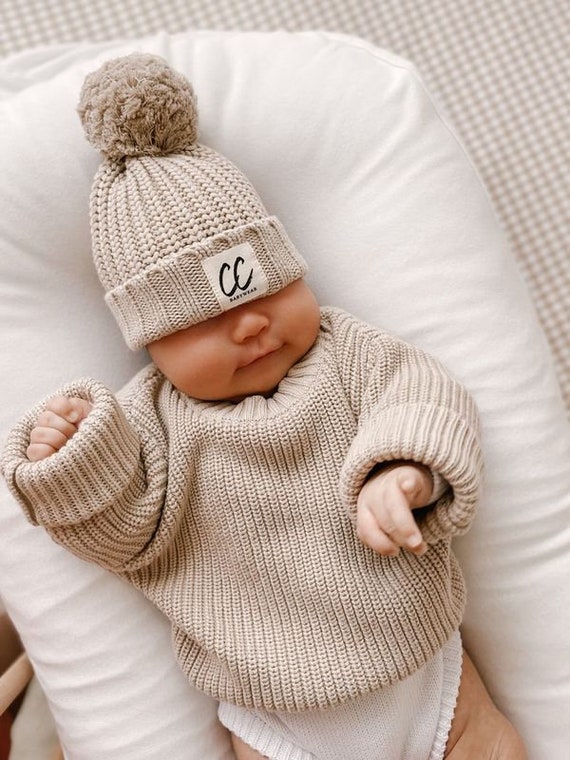 Bébé fille bonnet bébé chapeau et mitaines ensemble tricot bébé