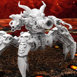 Arthopod Dreadnought | Grimdark Sci-fi | Tabletop Gaming Miniature | 28 mm 32 mm scale | Premium Resin | 3D Printed | Model | Atlan Forge