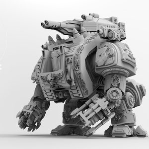 C-613 Silverback Dreadnought | Grimdark Sci-fi | Tabletop Gaming Miniature | 28 mm 32 mm scale | Premium Resin | 3D Printed | Atlan Forge
