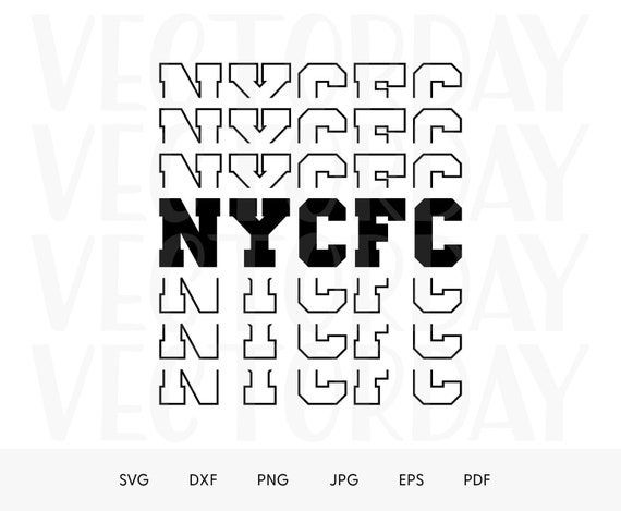 NYCFC Svg NYCFC Mascot Svg Team Mascot Svg School Spirit - Etsy