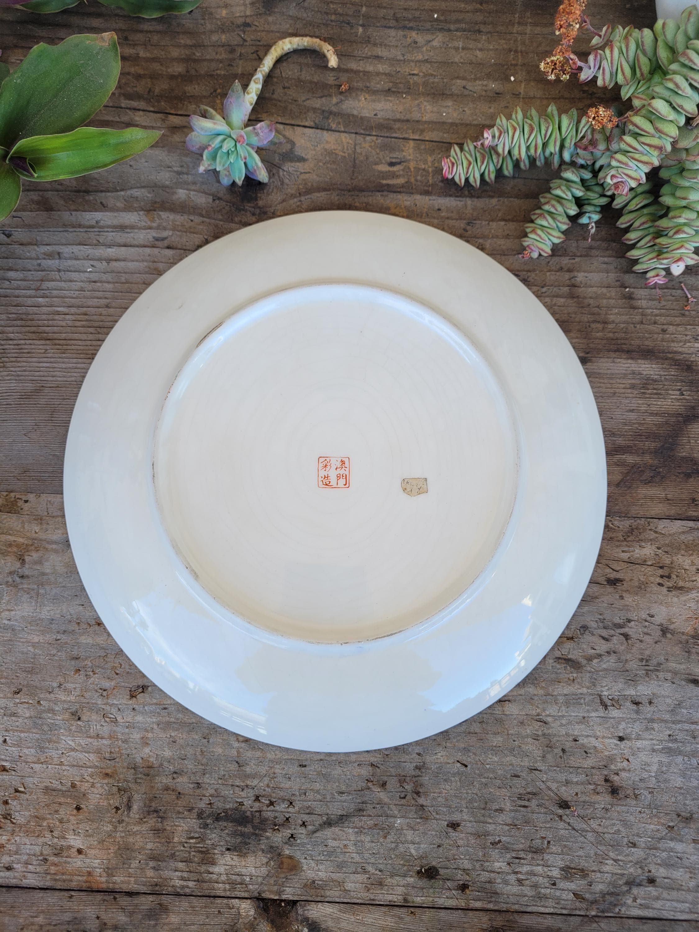 ヴィンテージ中国磁器皿 手描き中国陶磁器 - Etsy 日本