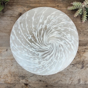 Murano Swirl Ceiling Lamp White Murano Swirling Glass Flush Mount Light Italian Mid Century Design Lamp Swirl Glass Sconce