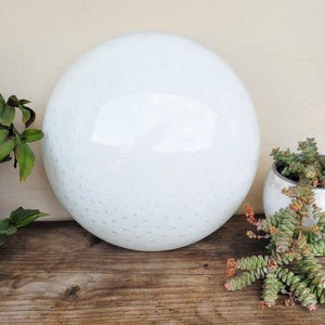 Large Murano Swirl Ceiling Lamp White Murano Swirling Glass Flush Mount Light Italian Mid Century Design Lamp Swirl Glass Sconce Vintage