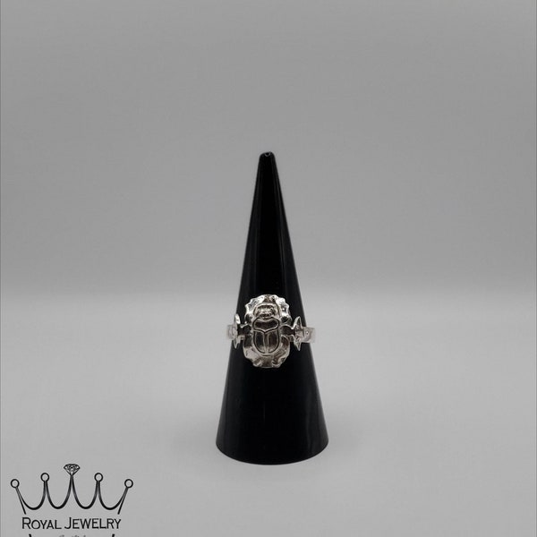 Ägyptischer Skarabäus Ring Sterling Silber 925k