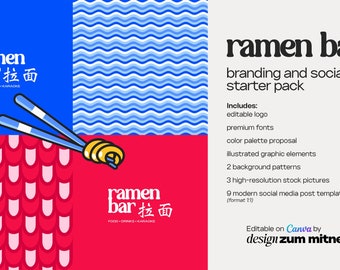 Ramen Bar - Branding and Social Media Starter Pack