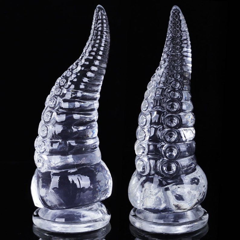 Octopus Tentacle Dildo, 8.1' Monster Dildo, Fantasy Dildo with Suction Cup, Transparent Tentacle Adult Sex Toy 