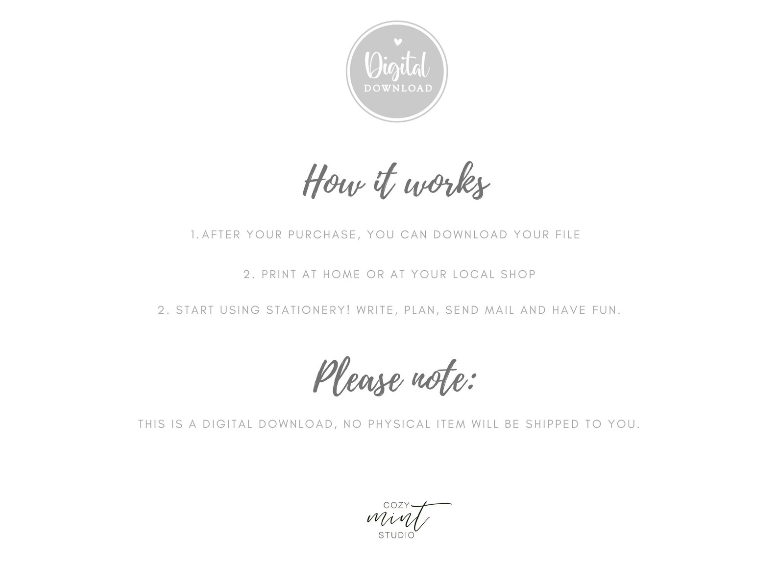 Printable Notes to Do List Printable Stationery Digital - Etsy