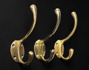 Classic Brass Hat & Coat Hook